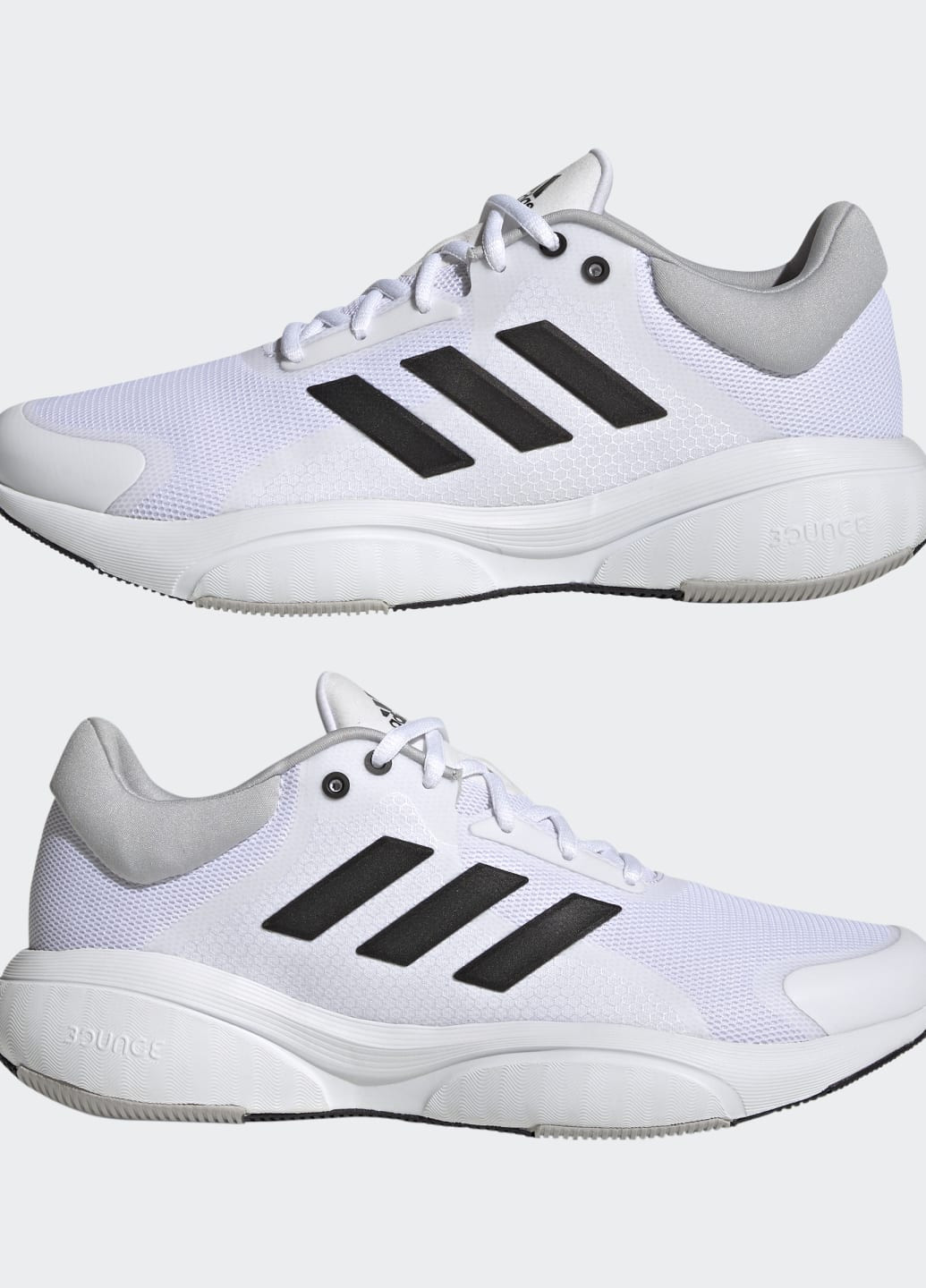 Белые всесезонные кроссовки response adidas