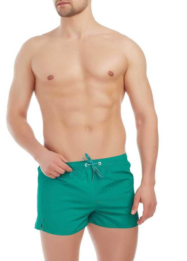Мужские зеленые мужские мини-шорты marc&andre мs 17-03 зеленый Marc & André