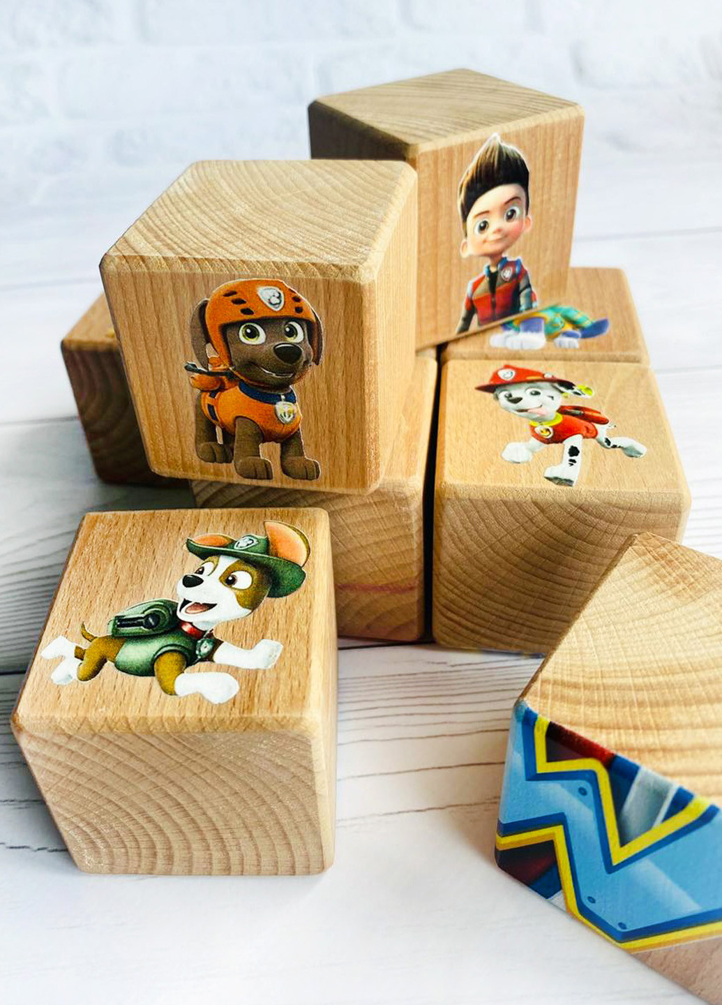 Детские развивающие кубики с изображениями щенков "Патруль" (комплект 1) Creative (257987568)