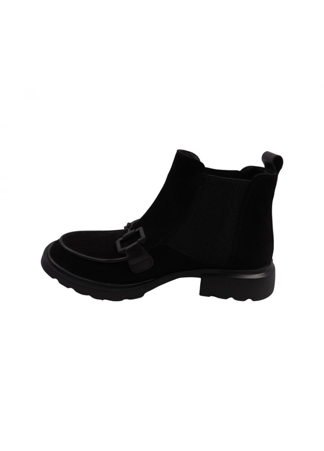 ботинки женские черные натуральная замша Olli