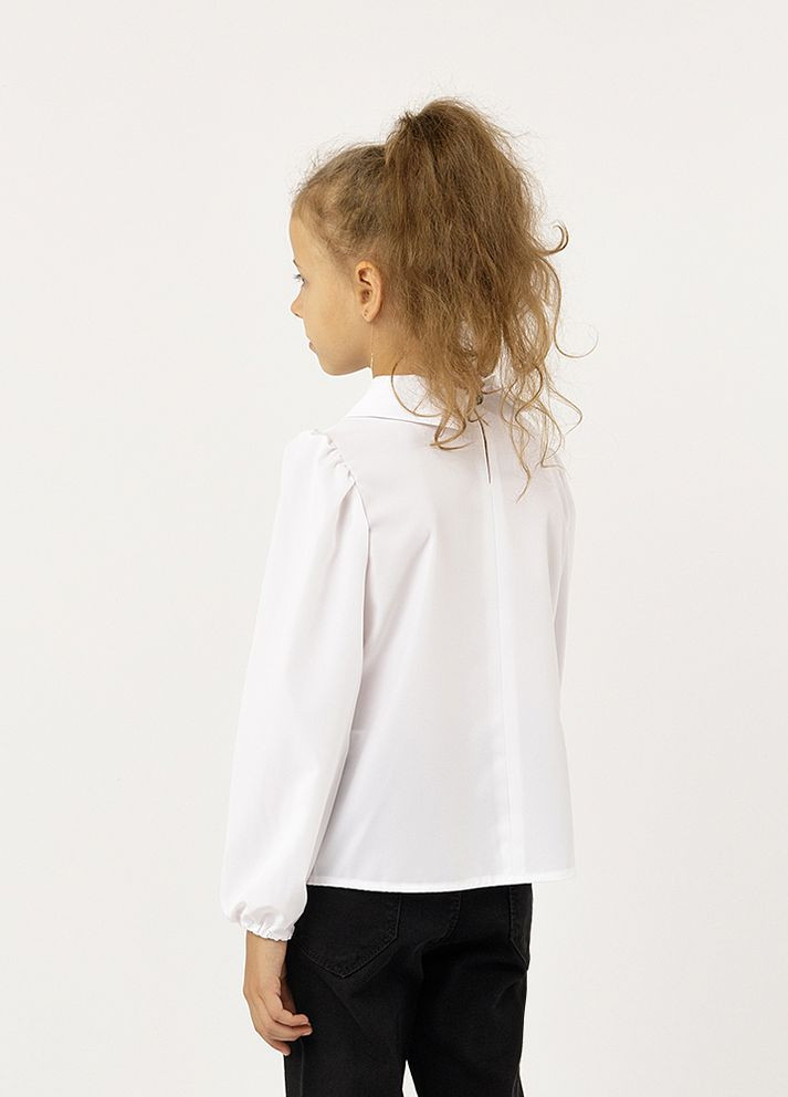 Блуза для дівчинки колір білий ЦБ-00229410 Tais (261762052)