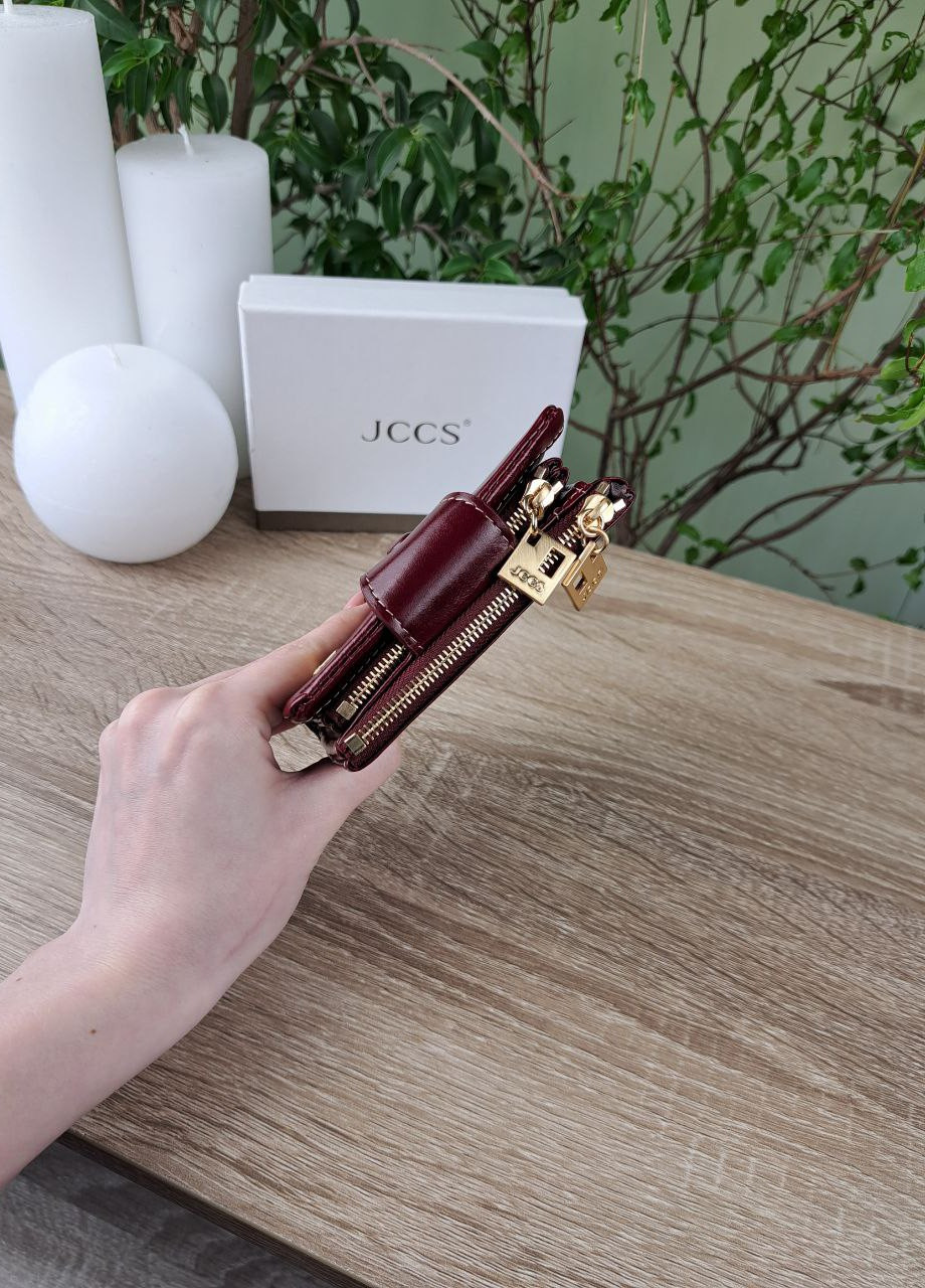 Женский кошелёк маленького размера из натуральной масляной кожи Jccs (258725215)