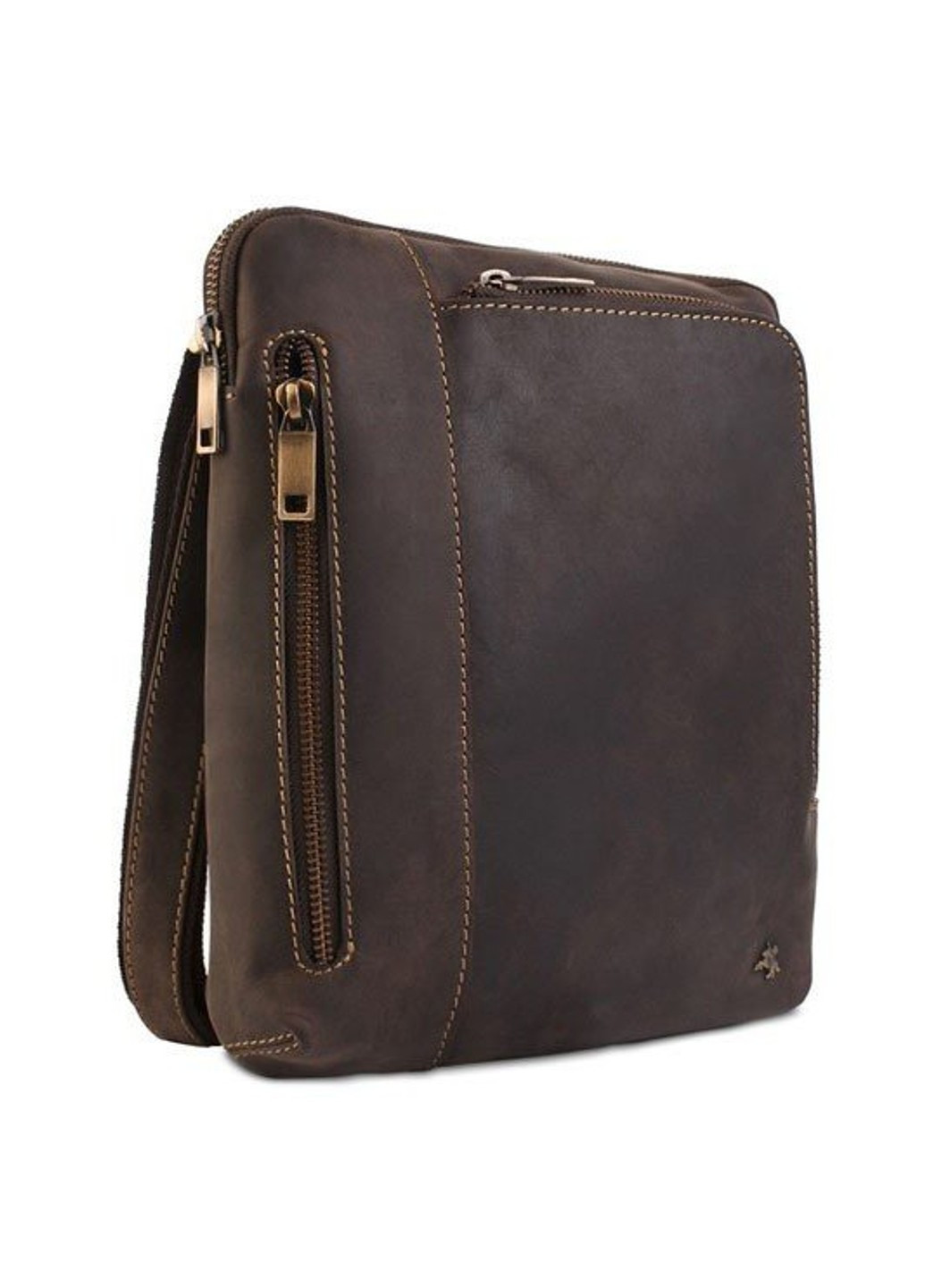 Мужская кожаная сумка-планшет на плечо ROY 15056 OIL BLUE Visconti (262449209)