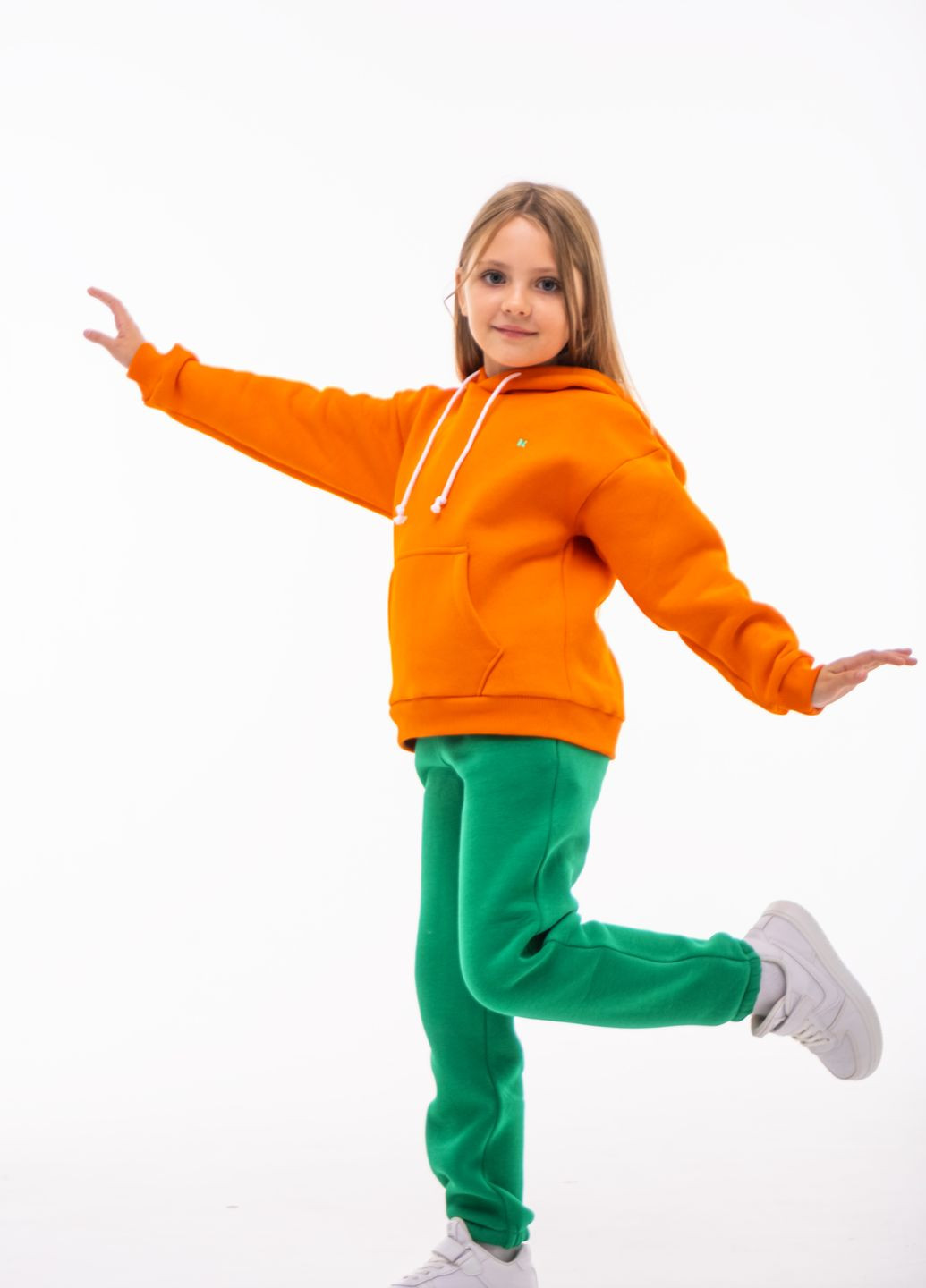 Утеплений дитячий спортивний костюм для дівчинки/хлопчика на флісі Kindamor warm winter (264385331)