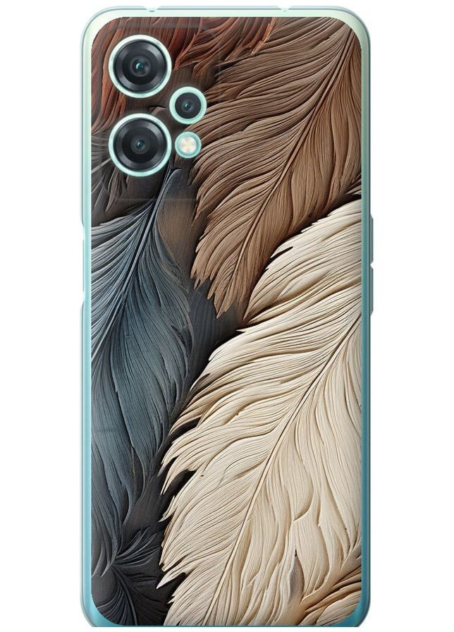 Силиконовый чехол 'Листья в стиле бохо' для Endorphone OnePlus Nord CE 2 Lite (265397863)