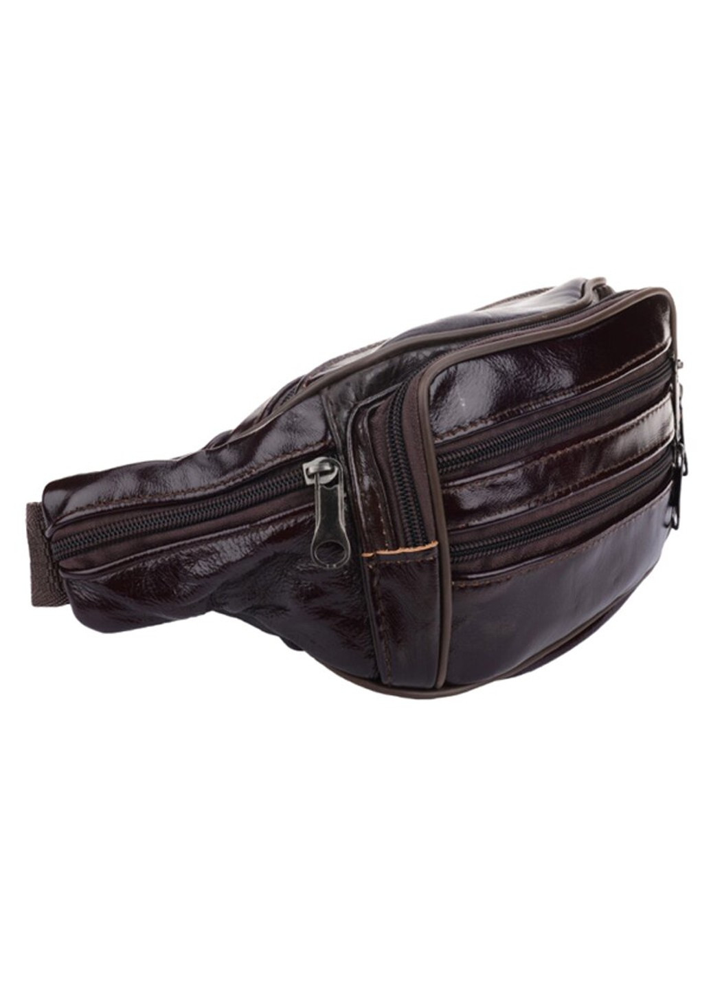 Чоловічі шкіряні сумки на пояс 1t167m-brown Borsa Leather (266144017)