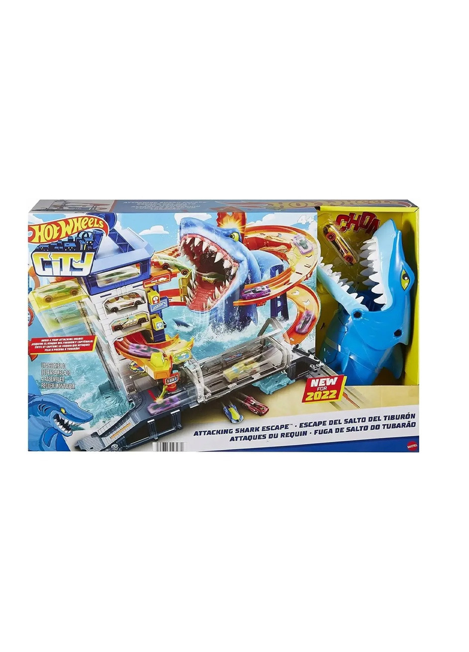 Игровой набор "Побег от лютой акулы" цвет разноцветный ЦБ-00205969 Hot Wheels (259423123)