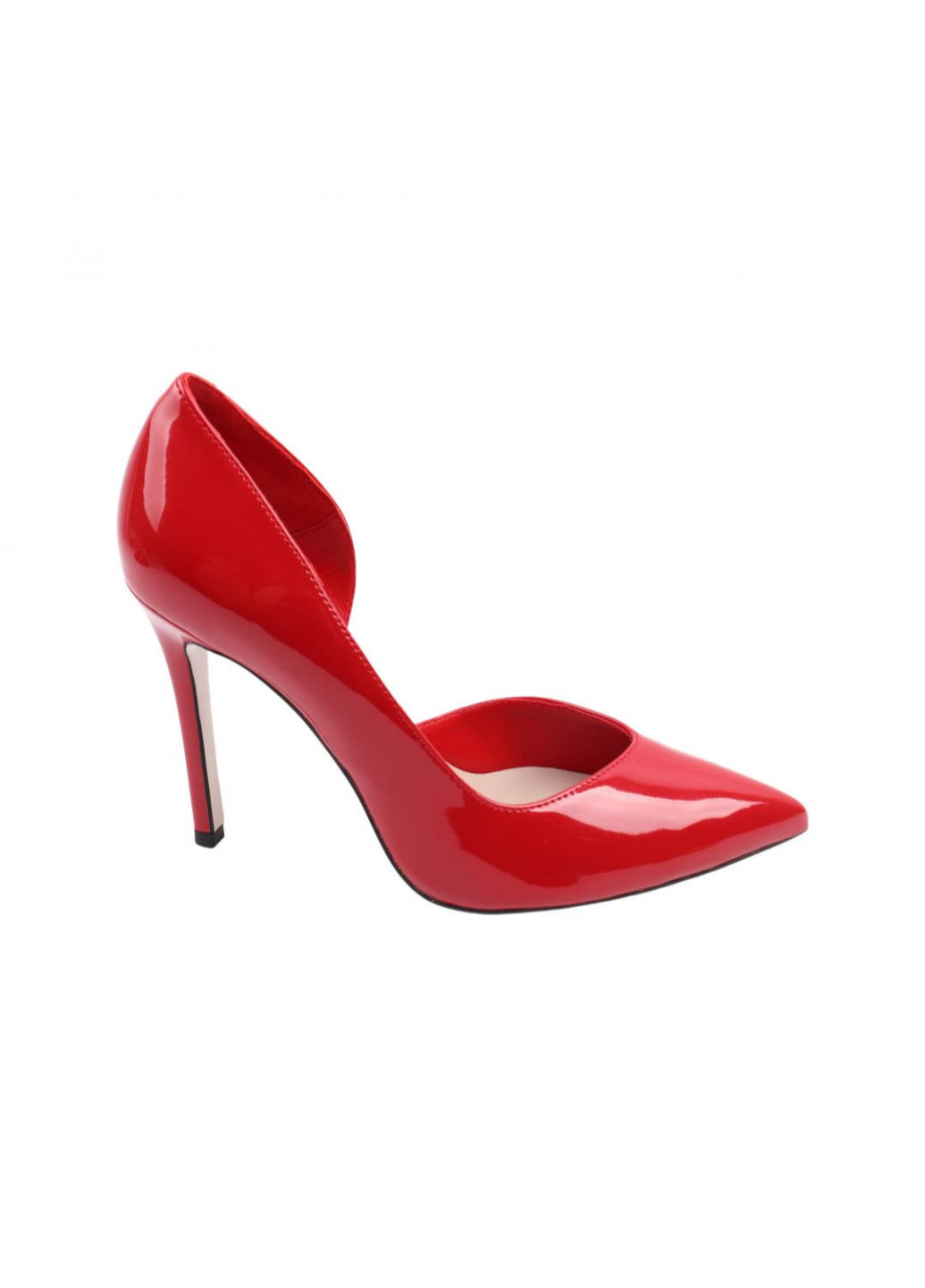 Туфли женские красные натуральная лаковая кожа Bravo Moda
