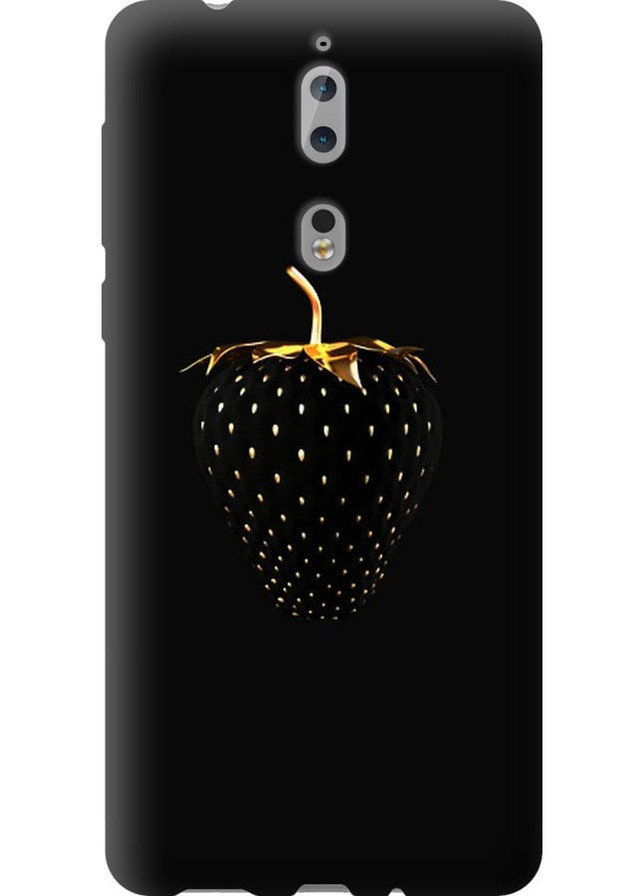 Силіконовий чохол 'Чорна полуниця' для Endorphone Nokia 8 (257952994)