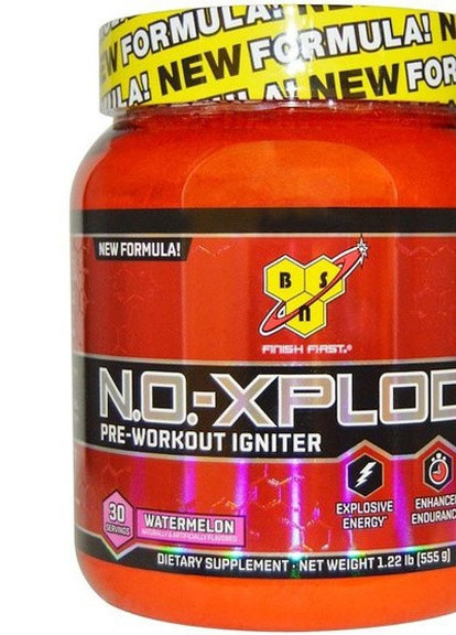 N.O.-Xplode Pre-Workout Igniter 555 g /30 servings/ Watermelon BSN (256725291)