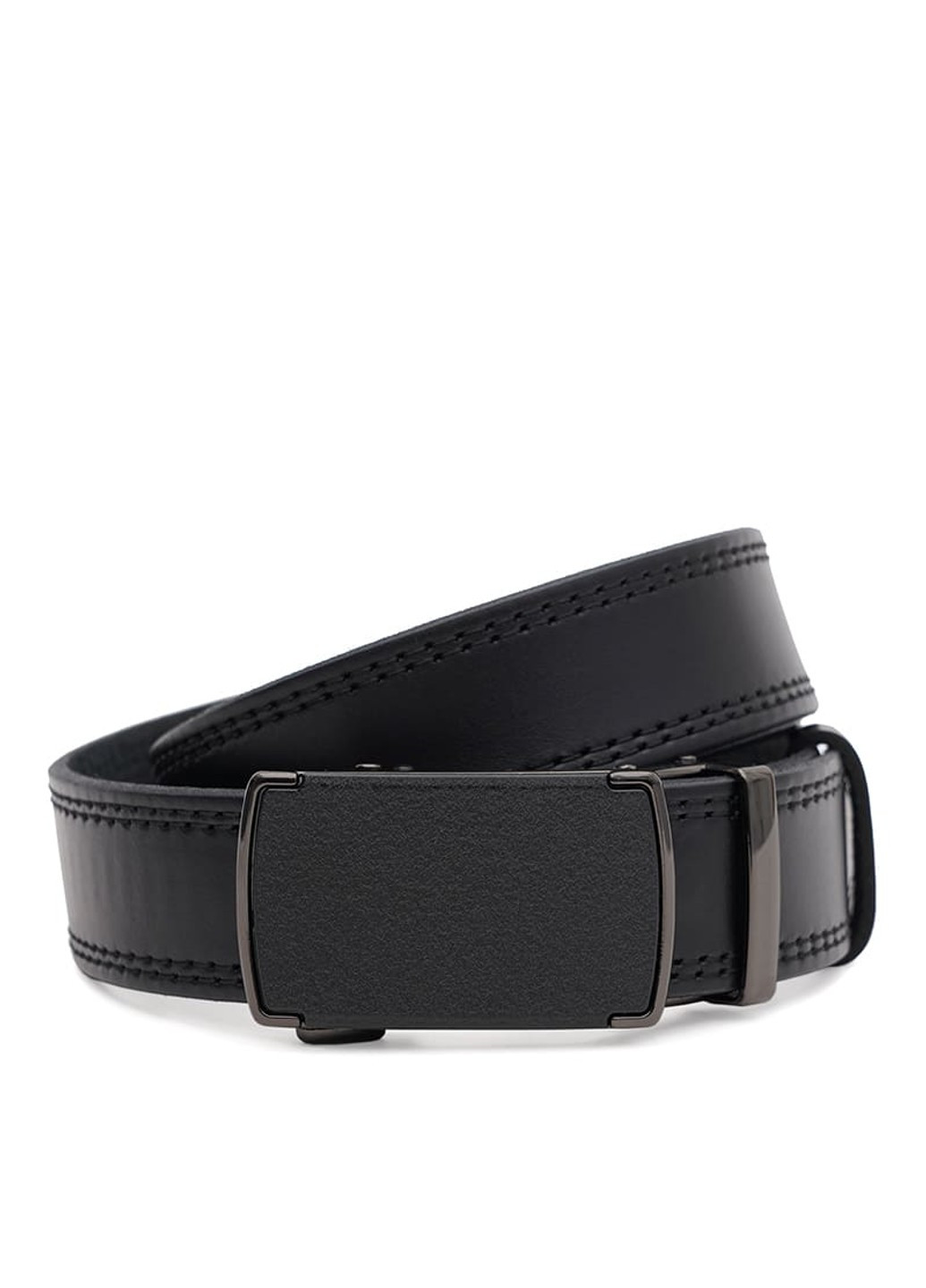 Мужской кожаный ремень 125v1genav27-black Borsa Leather (271665069)