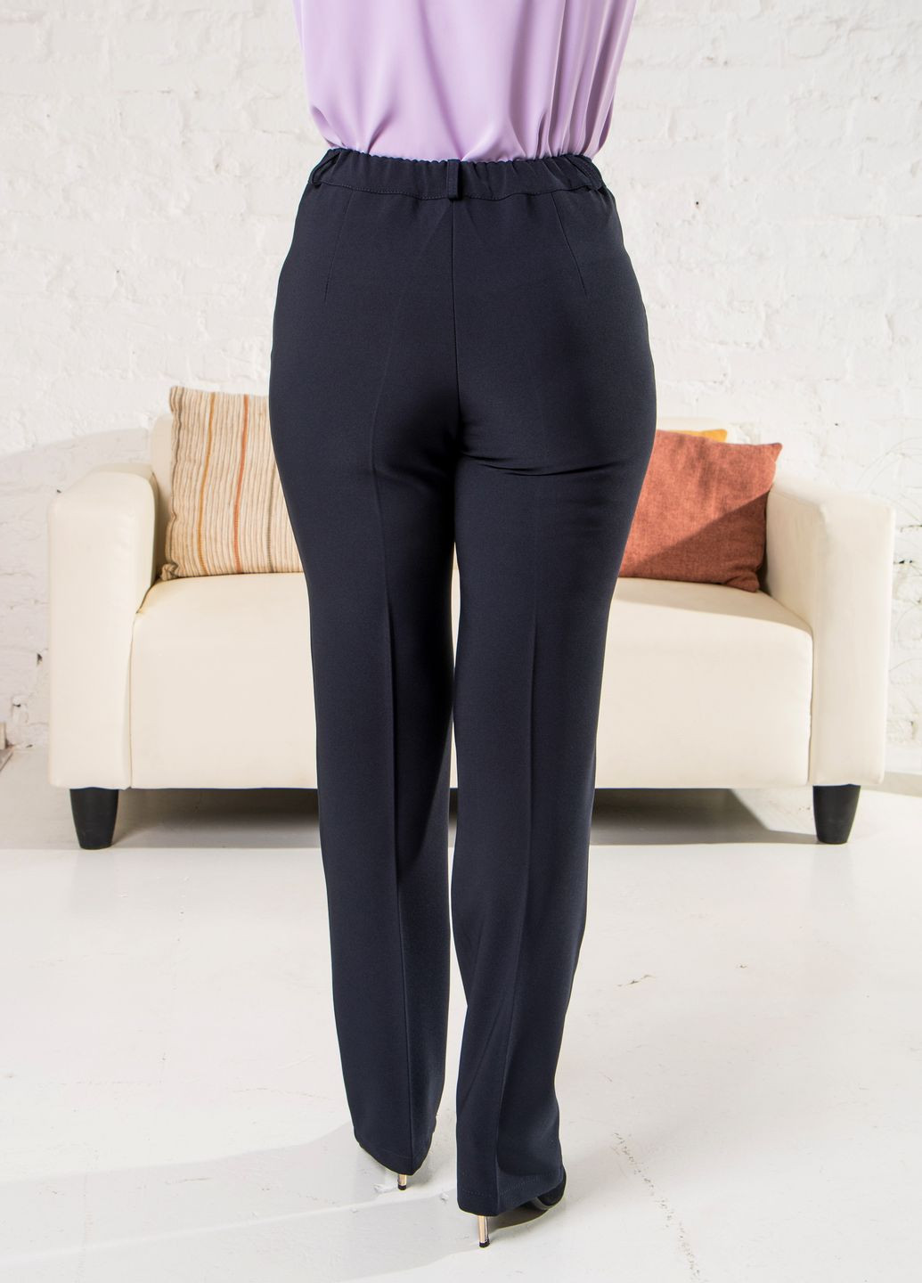 Женские классические брюки 238ШИ черного цвета. No Brand (276775924)