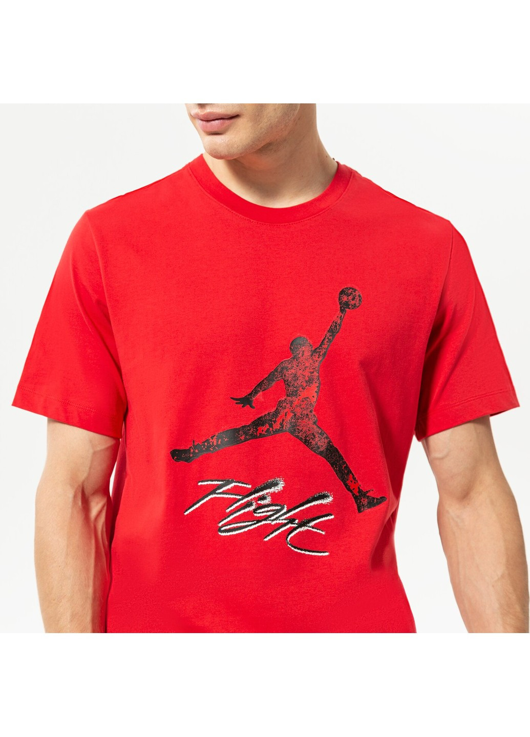 Червона футболка essentials jumpman tee Jordan