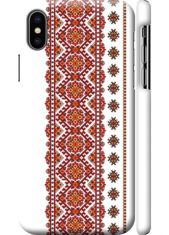 3D пластиковий матовий чохол 'Вишиванка 13' для Endorphone Apple iPhone XS (269357003)