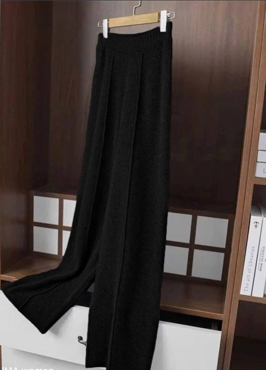 Женские тепле брюки цвет чернй р.50/52 446110 New Trend (269362591)