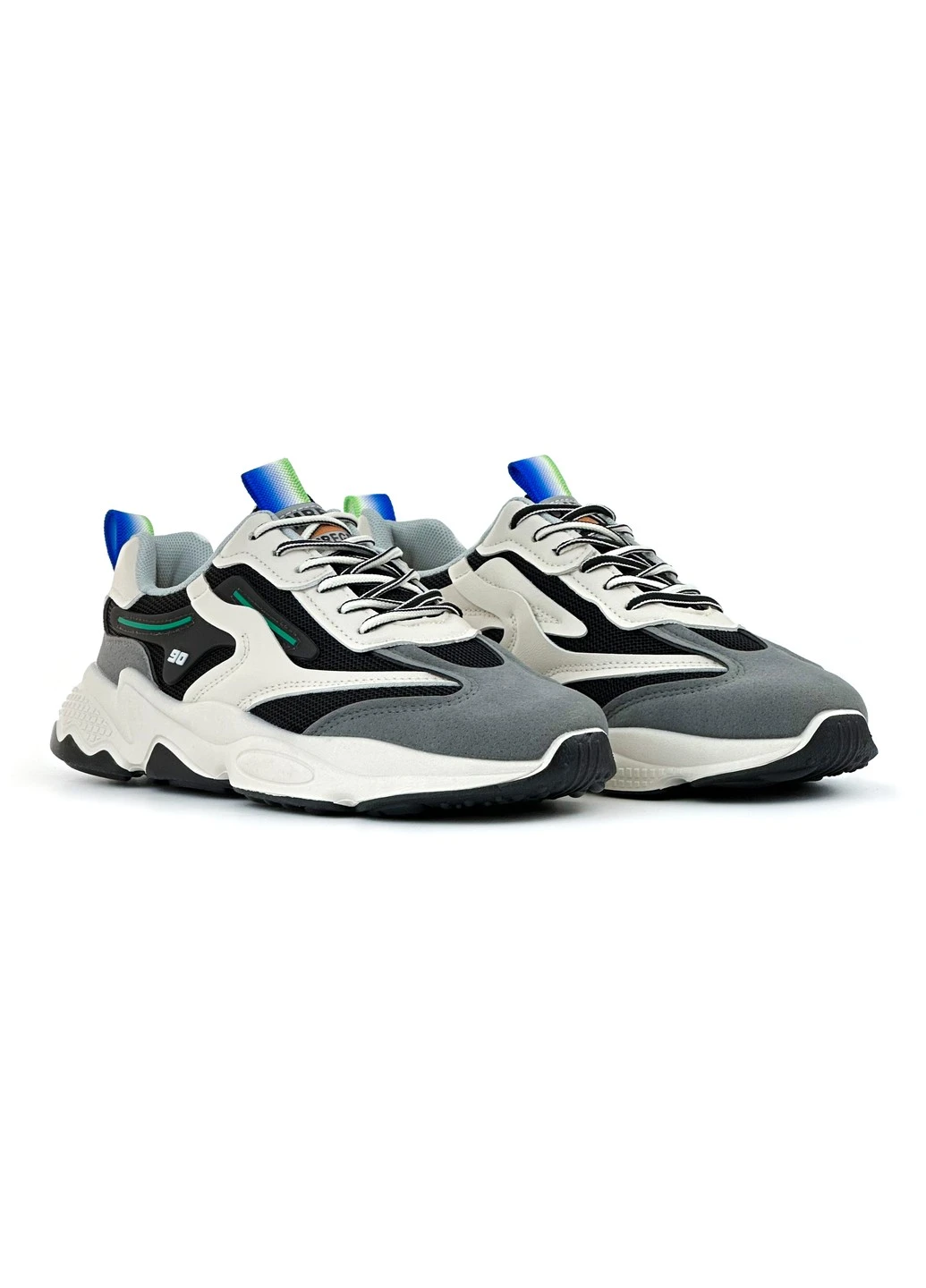 Сірі кросівки чоловічі y90 демісезон Violeta
