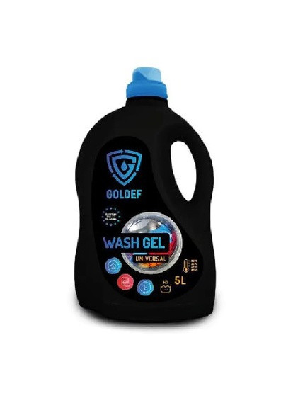 Гель для прання Wash Універсальний 5 л (143 циклів прання) Goldef (258330501)