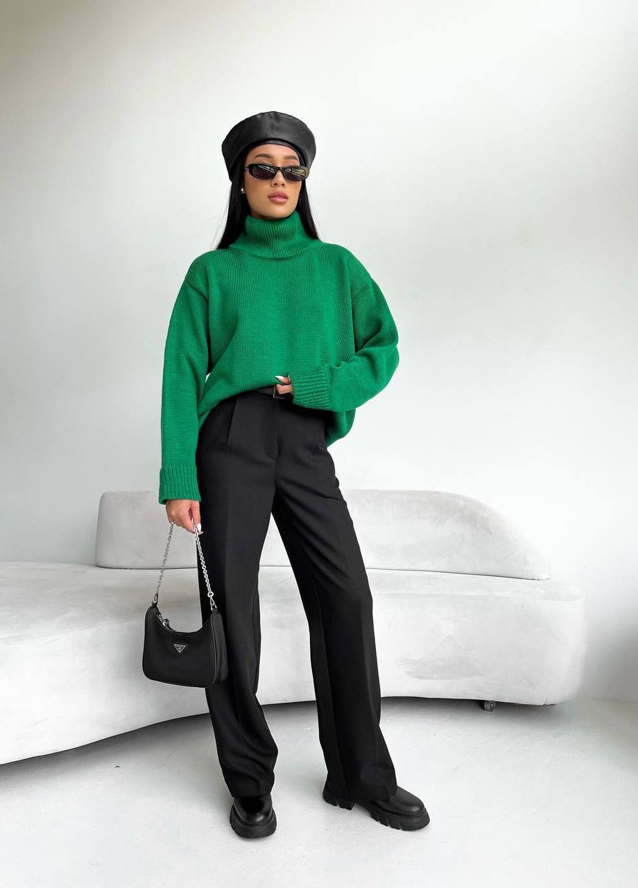 Женский свитер цвет зеленый р.42/46 441953 New Trend (263134002)