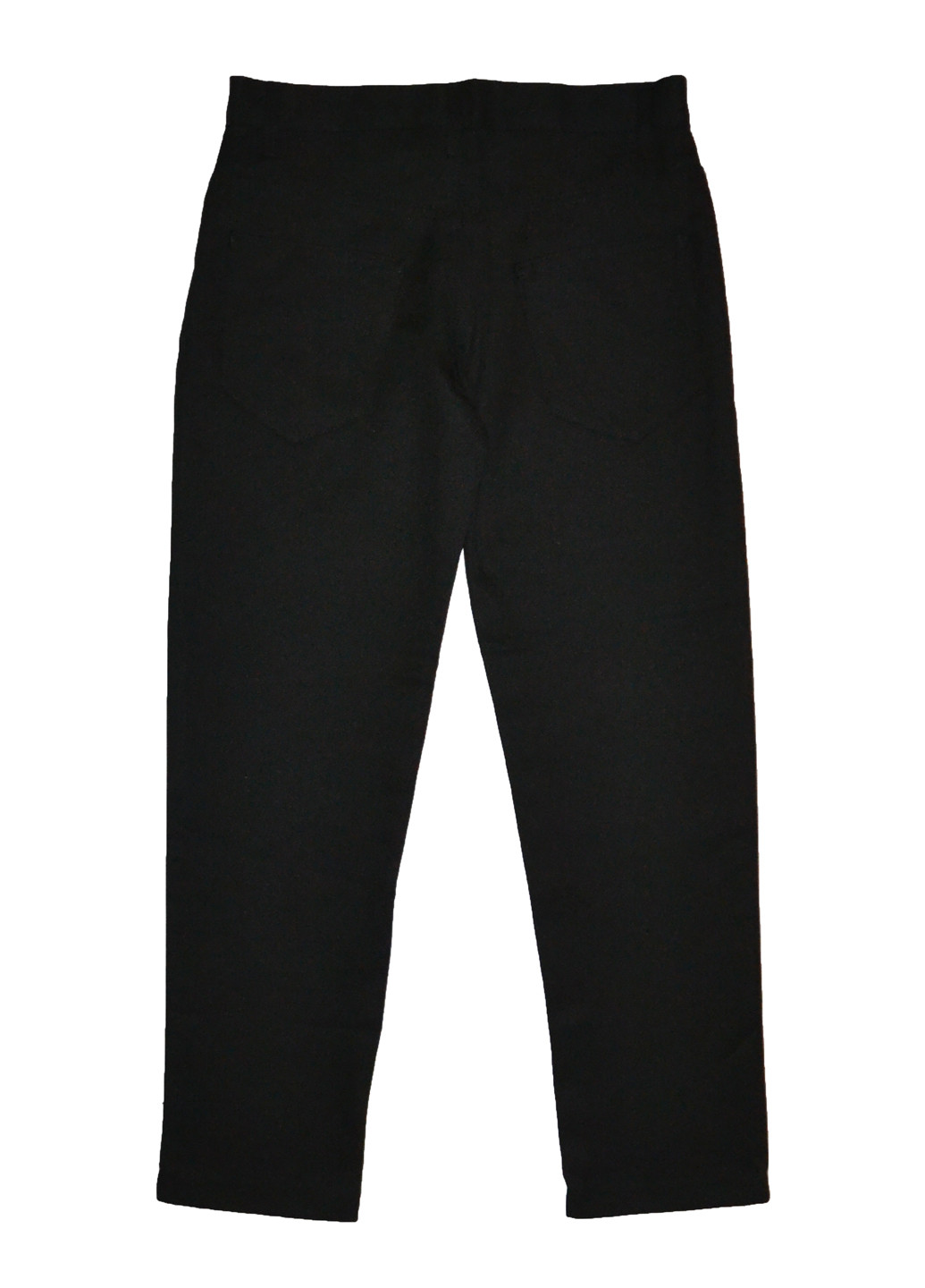 Черные кэжуал демисезонные брюки прямые F&F