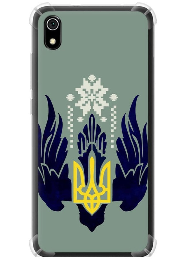 Силиконовый противоударный с усиленными углами чехол 'Тризуб с крыльями' для Endorphone Xiaomi Redmi 7A (259943622)