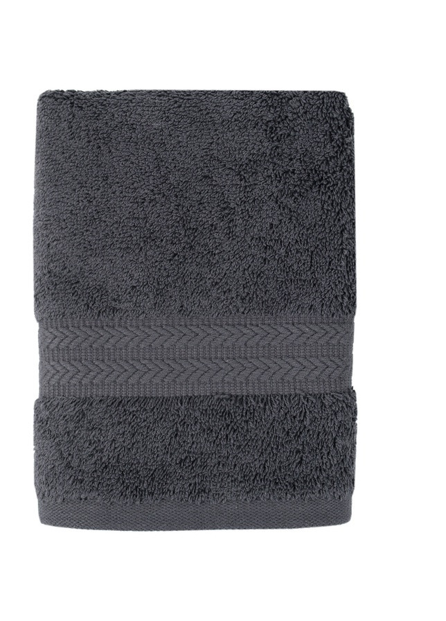 Karaca Home полотенце - charm exclusive antrasit антрацит 50*90 однотонный темно-серый производство - Турция