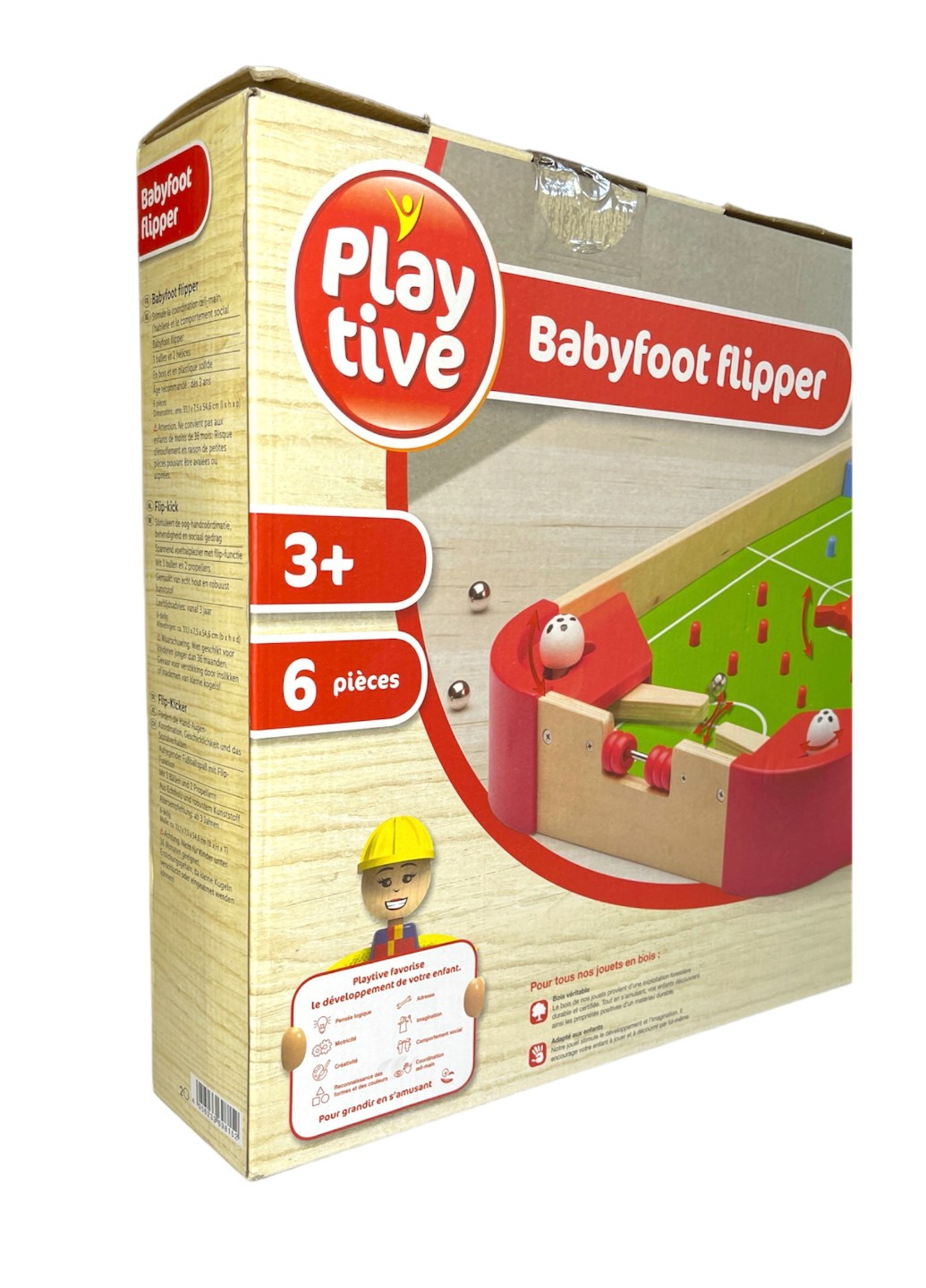 Настольный детский пинбол для двух игроков "Футбол" 3+ года Playtive (267501423)