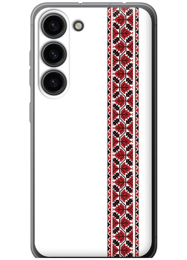 Силіконовий чохол 'Вишиванка 2' для Endorphone Samsung Galaxy S23 (269352374)