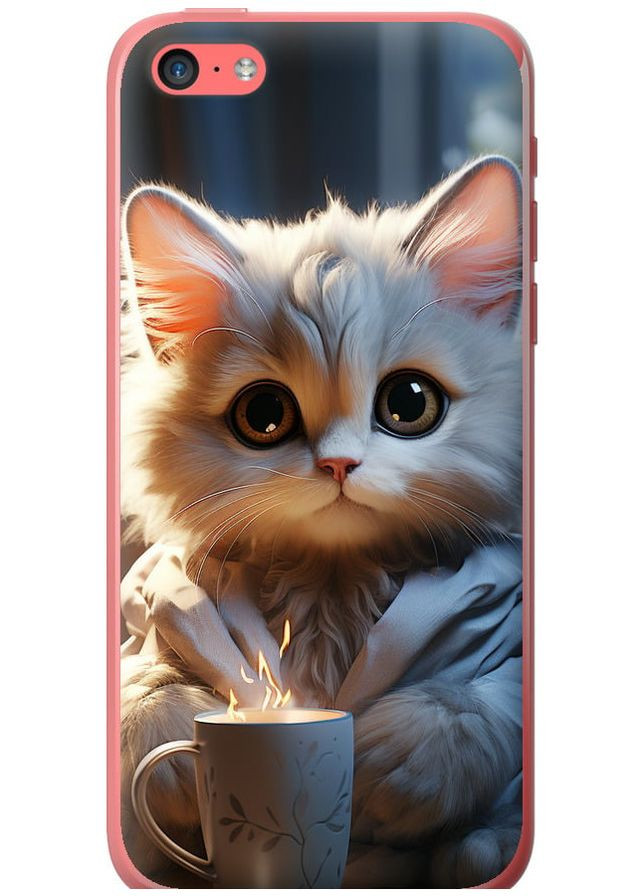 2D пластиковий чохол 'Білий кіт' для Endorphone apple iphone 5c (265394154)