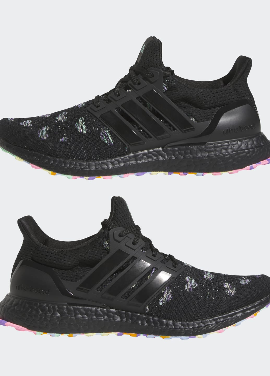 Черные всесезонные кроссовки ultraboost 1.0 valentine's day adidas
