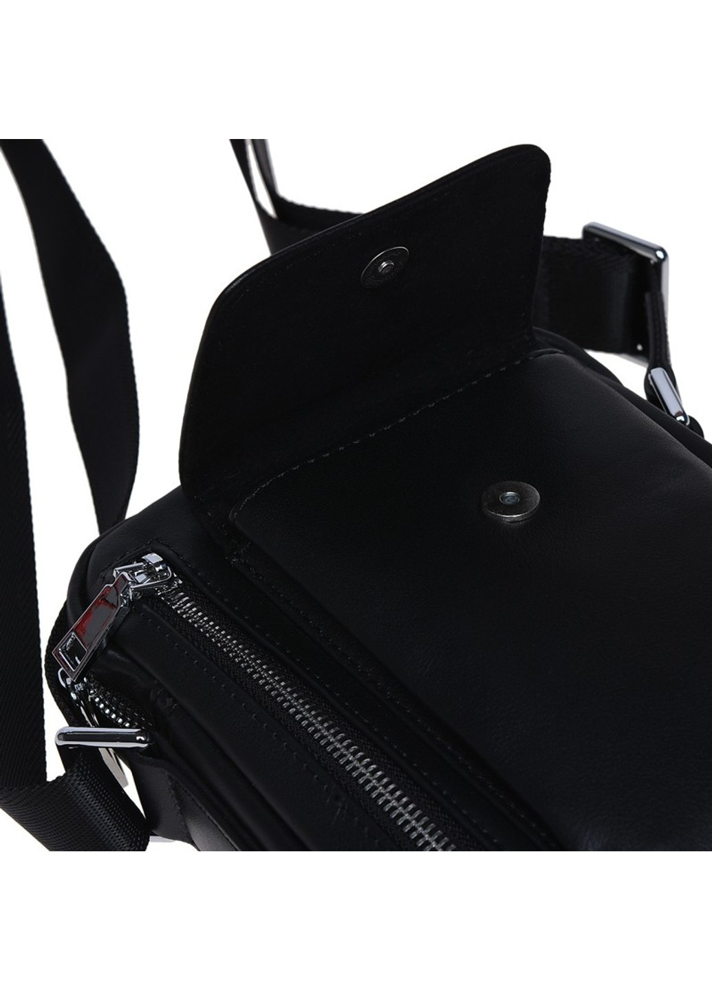 Чоловіча шкіряна сумка K16426-black Ricco Grande (271998059)