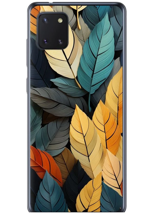 Силіконовий чохол 'Кольорове листя' для Endorphone Samsung Galaxy Note 10 Lite (265394027)