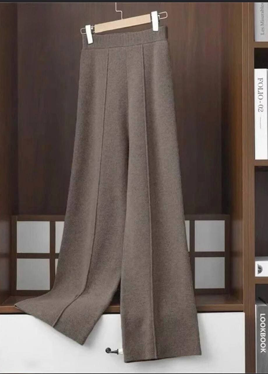 Женские теплые брюки цвет мокко р.50/52 446112 New Trend (269362613)
