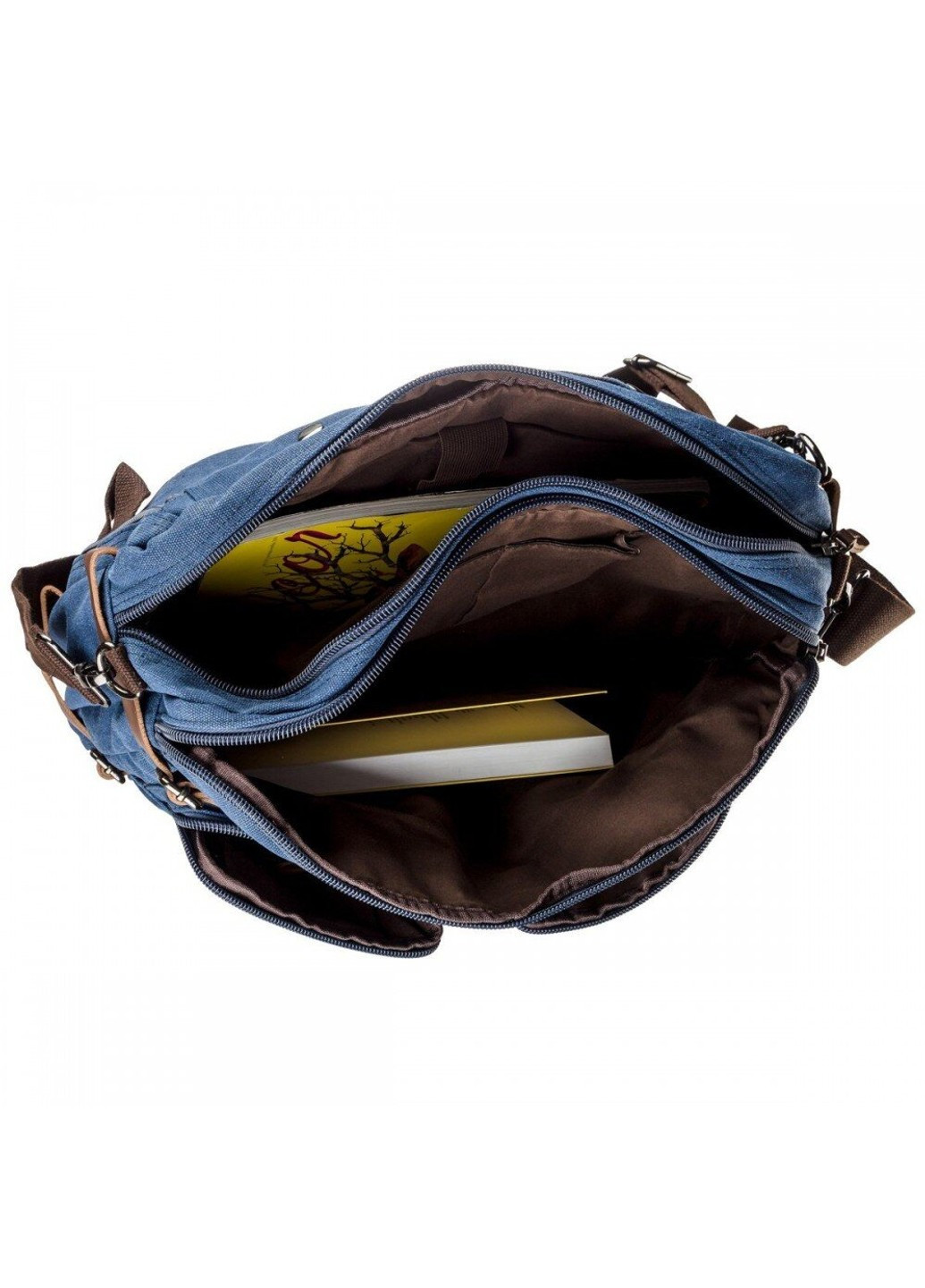 Чоловіча текстильна синя сумка-рюкзак 20153 Vintage (262522876)
