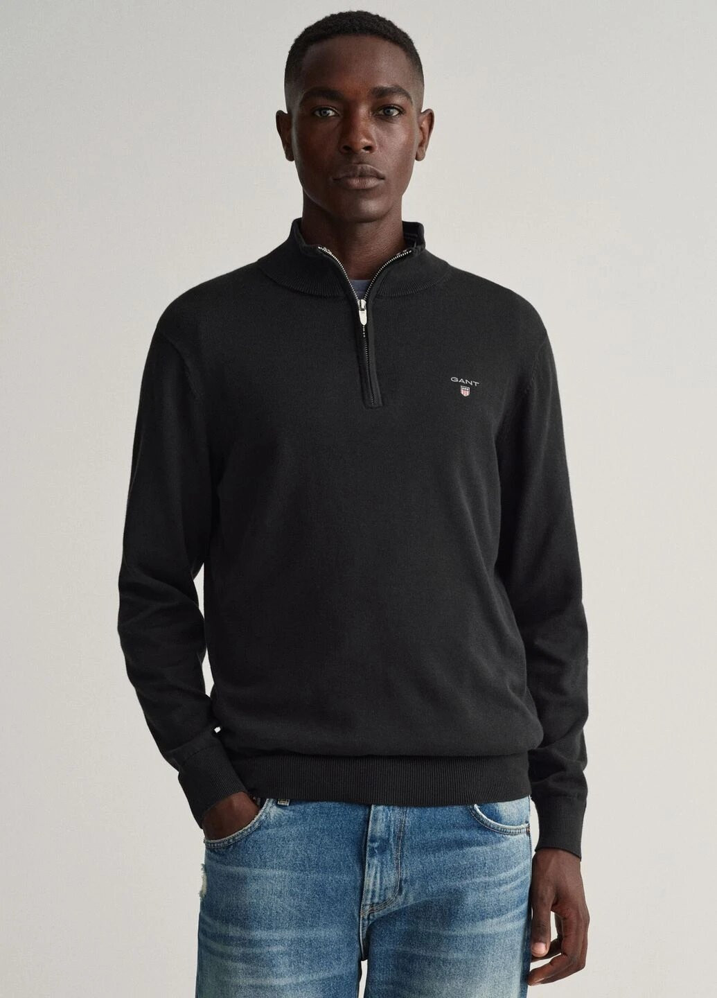 Gant Men s Classic Cotton Half Zip Sweater 263063931 2499 263063931