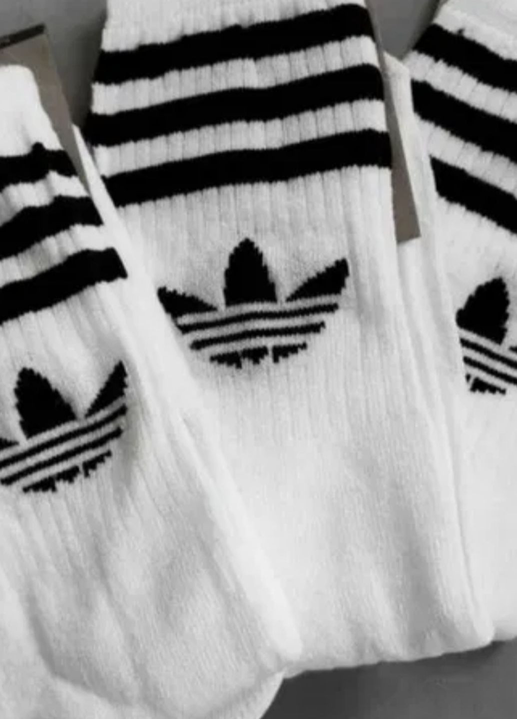 Високі білі спортивні шкарпетки No Brand (266914218)