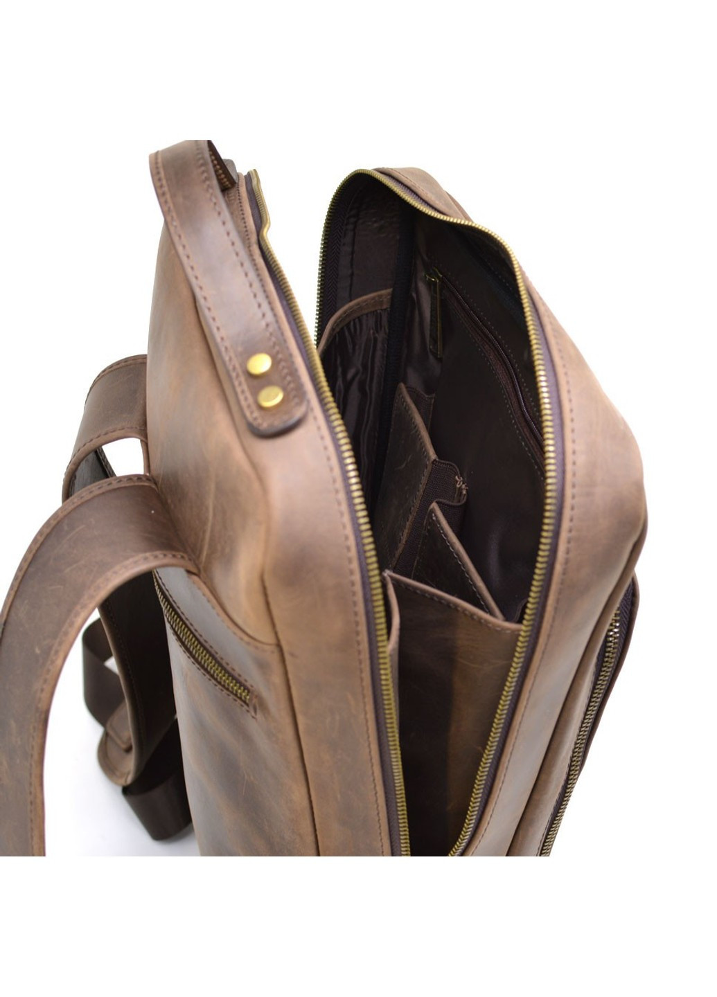 Мужской кожаный рюкзак для ноутбука TA-1241-4lx для ноутбука 17" дюймов TARWA (263776575)