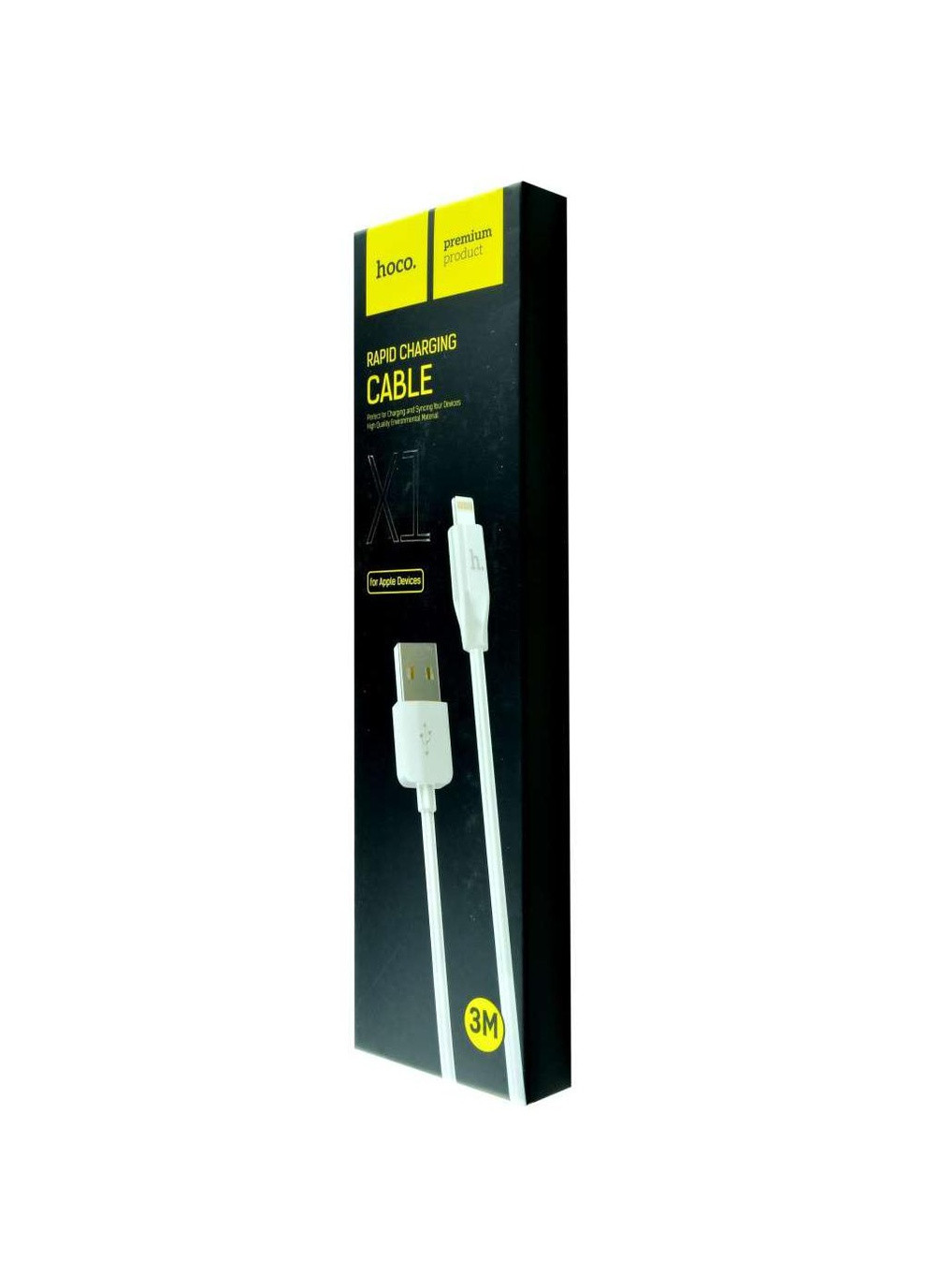Дата кабель X1 Rapid USB to Lightning (3m) Hoco (258885921)
