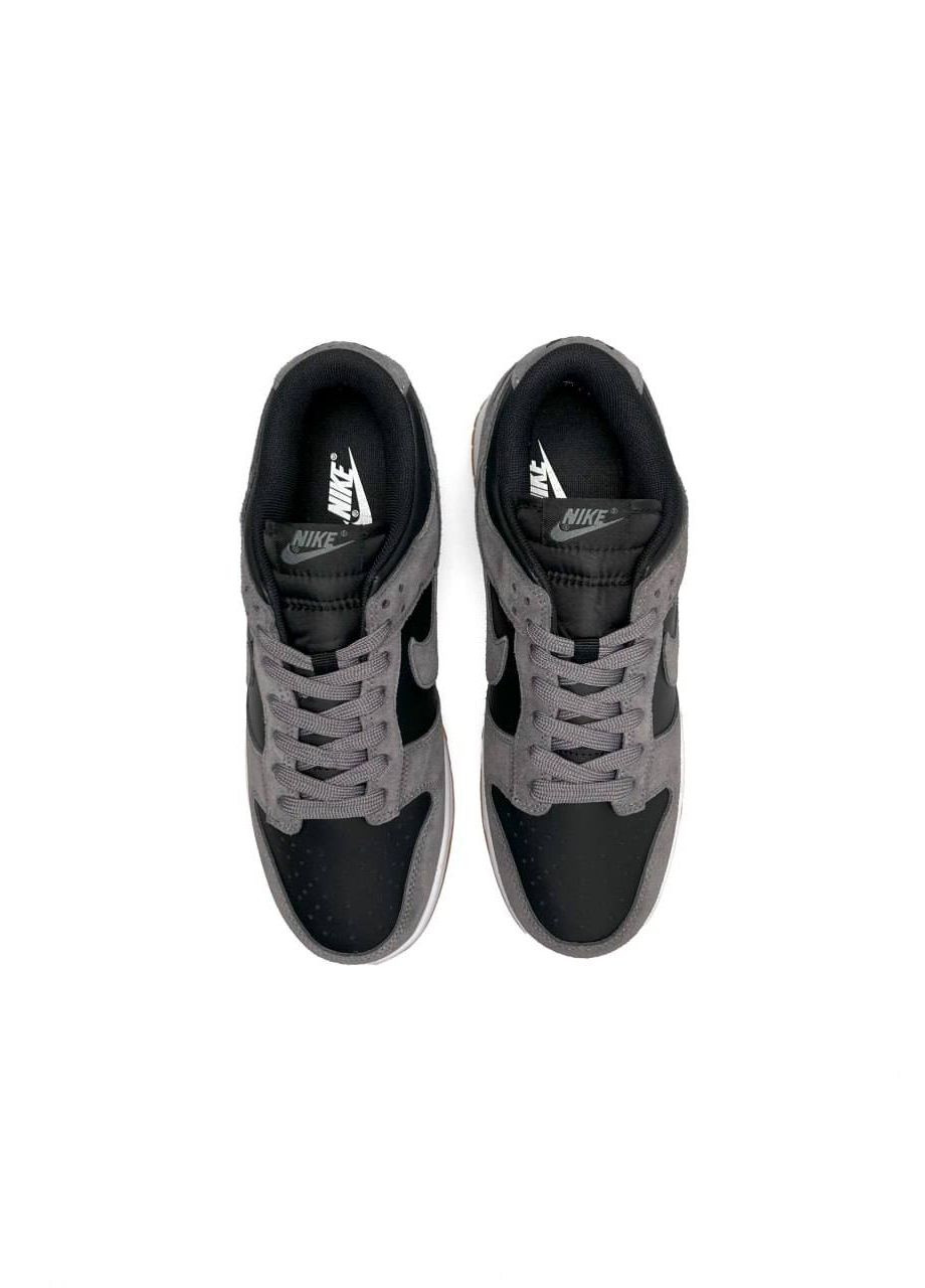 Сірі Осінні кросівки чоловічі,вьетнам Nike SB Dunk Low Dark Grey Black