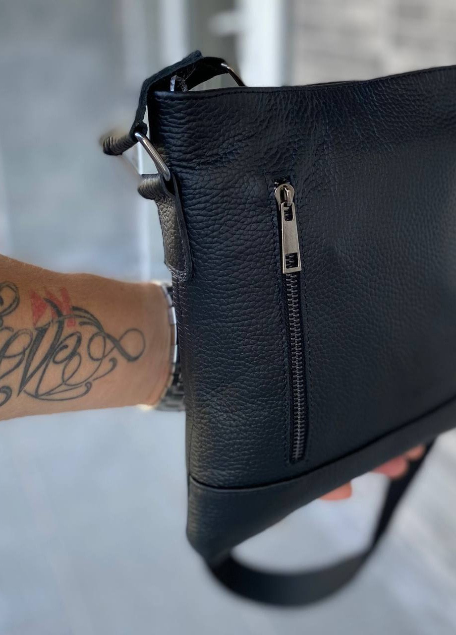 Мужская кожаная сумка планшетка через плечо Flash Up No Brand (258653124)