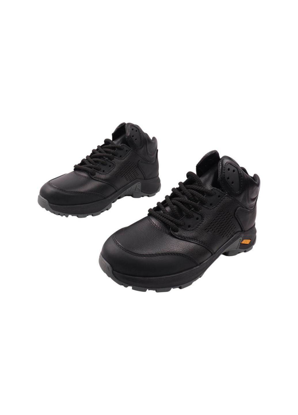 Черные ботинки мужские черные натуральная кожа Sergio Billini