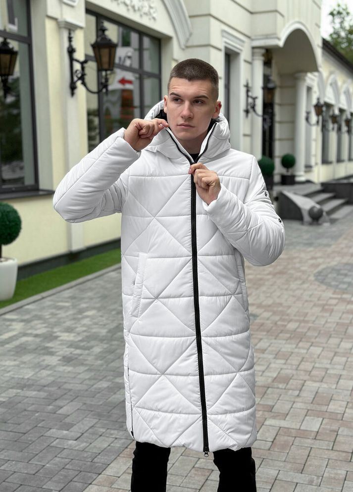 Біла зимня куртка-пальто zmist білий Pobedov