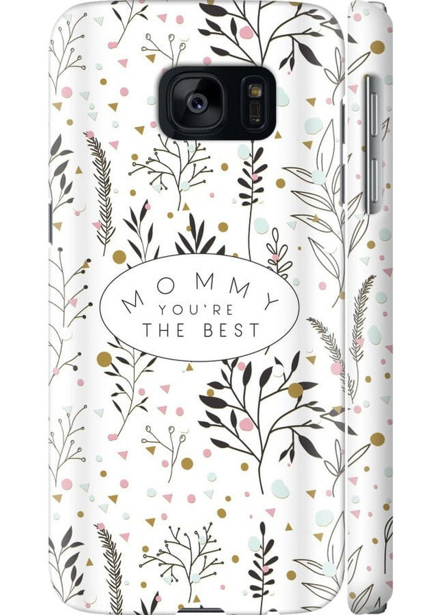 3D пластиковый матовый чехол 'Лучшая мама' для Endorphone Samsung Galaxy S7 G930F (258180525)