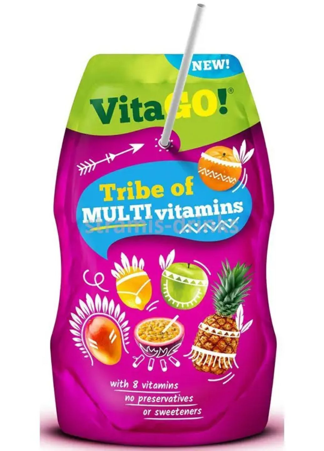 Напиток мультивитаминный 200 мл VitaGO (277978154)