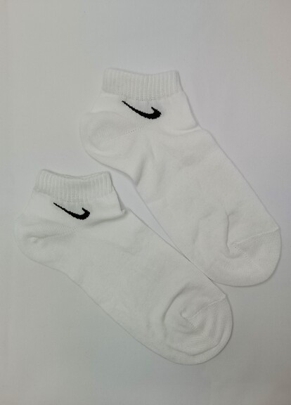 Короткие демисезонные белые спортивные носки No Brand (269696447)