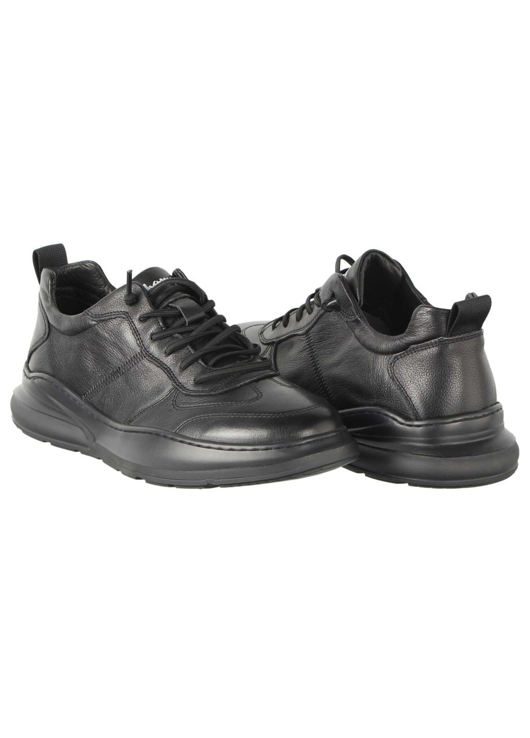 Черные демисезонные мужские кроссовки 196741 Lifexpert