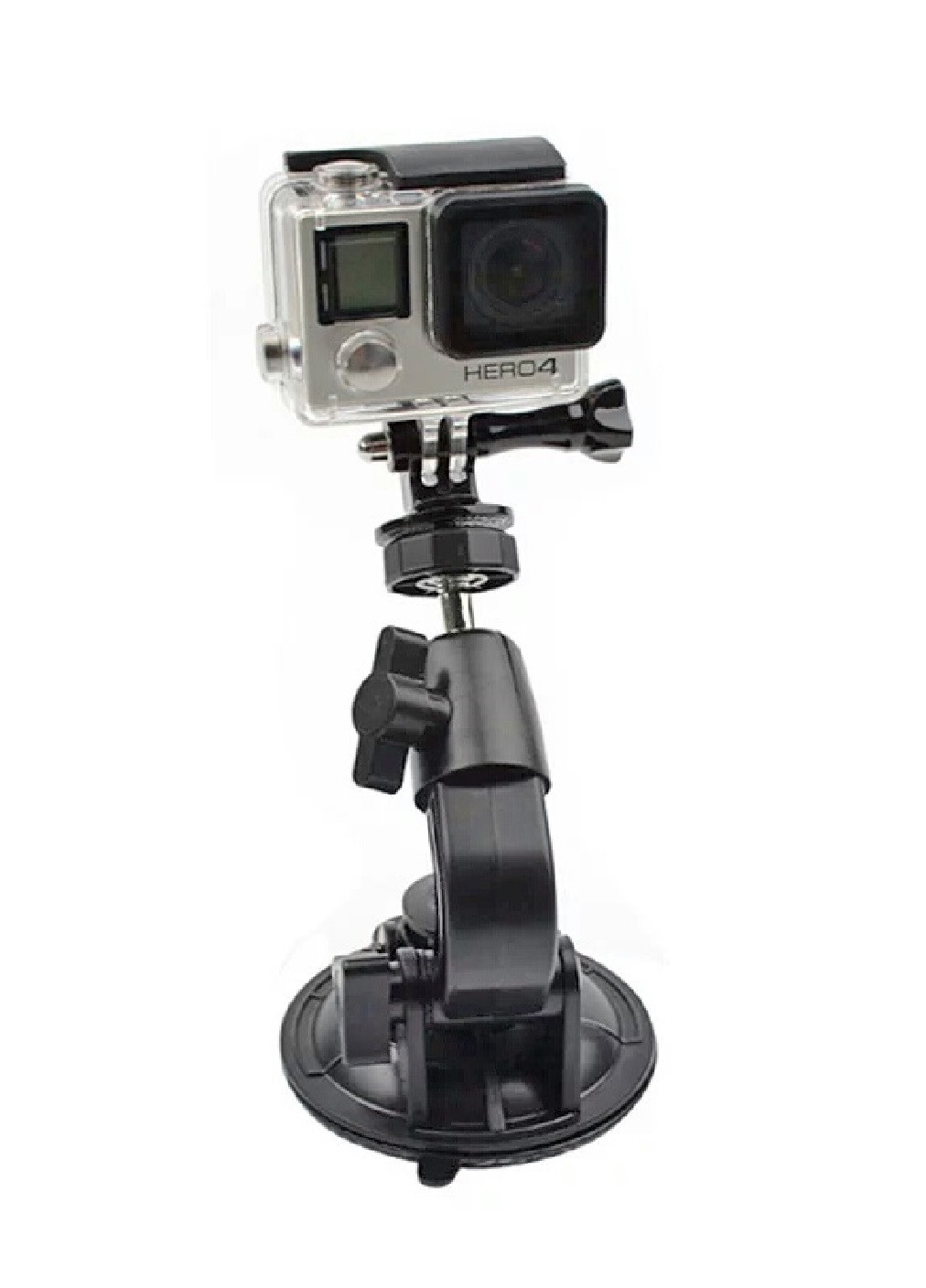 Присоска кріплення тримач велика з адаптером для екшн камер GoPro 9 см (474935-Prob) Unbranded (260567480)