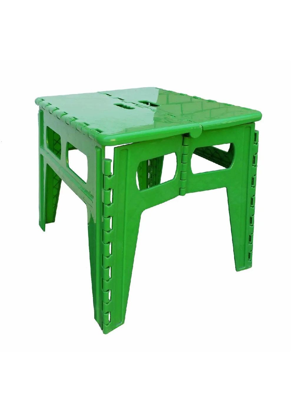 Стол раскладной пластиковый компактный переносной для походов пикника кемпинга 47х50х45 см (475611-Prob) Зеленый Unbranded (269236467)
