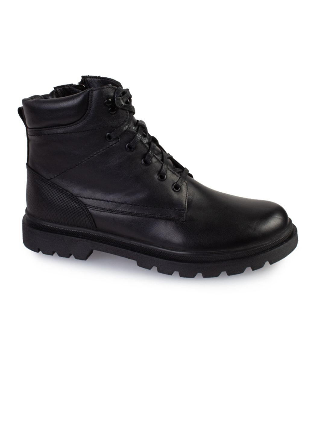 Черные зимние ботинки мужские бренда 9501097_(1) ModaMilano