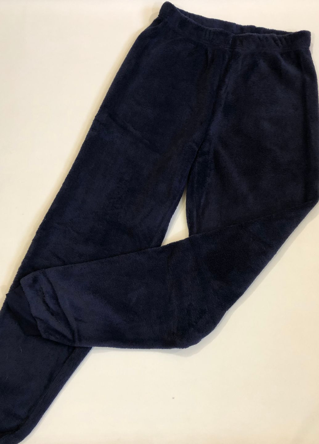 Синяя зимняя теплая женская пижама свитшот + брюки Primark