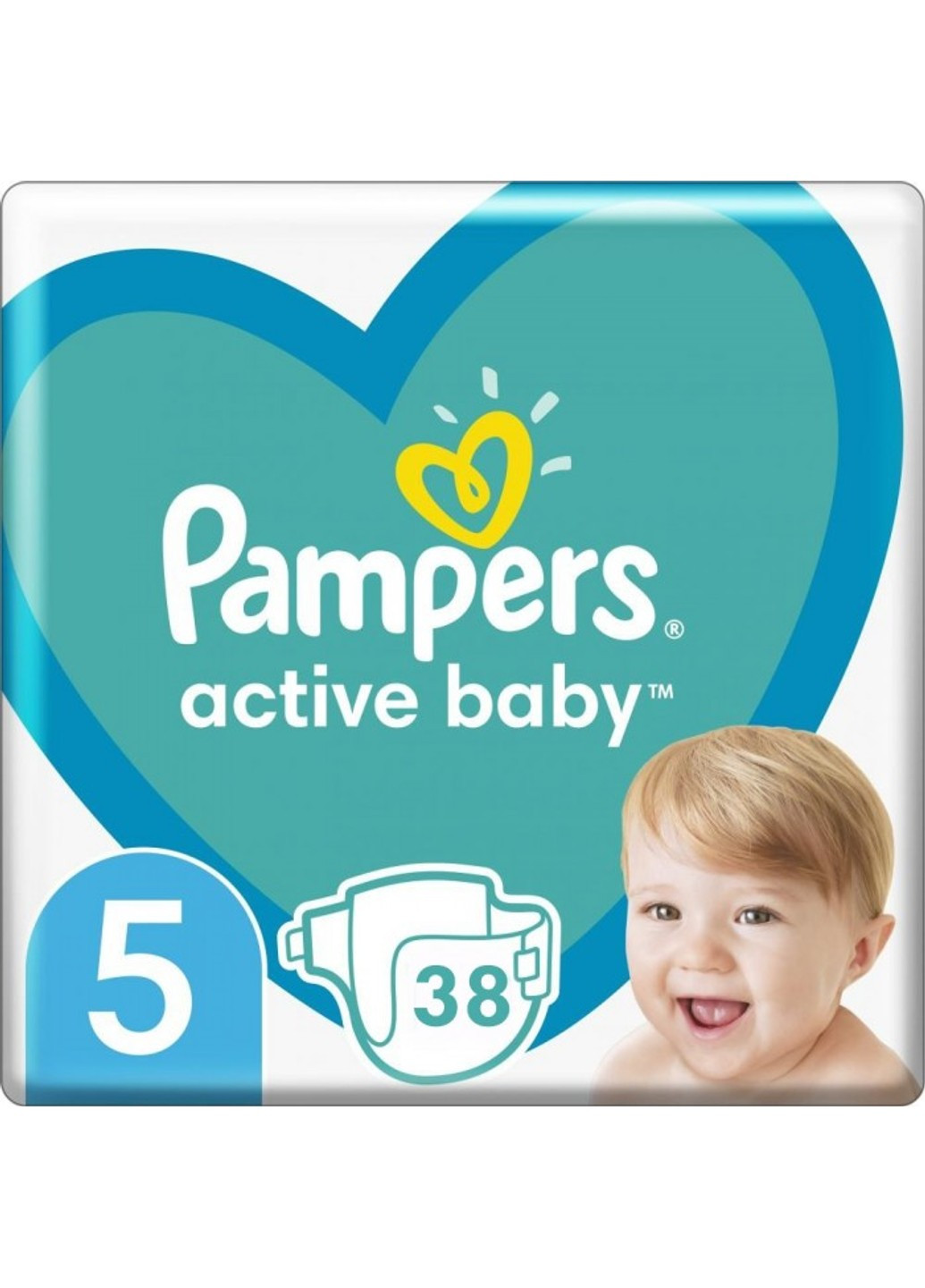 Підгузки Active Baby розмір 5 (11 - 16 кг), 38 шт Pampers (263206702)